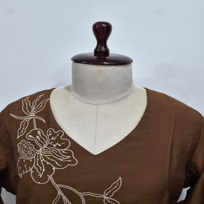 3PC-V Neck-Brown2