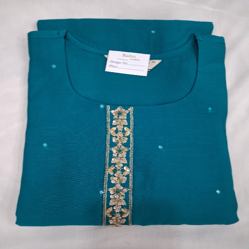3PC - Round Neck - Turquoise2