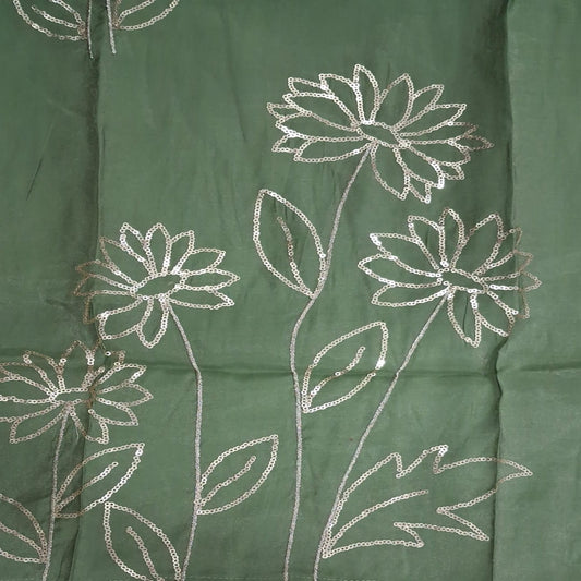 3 PC Curved Neck Sage Green