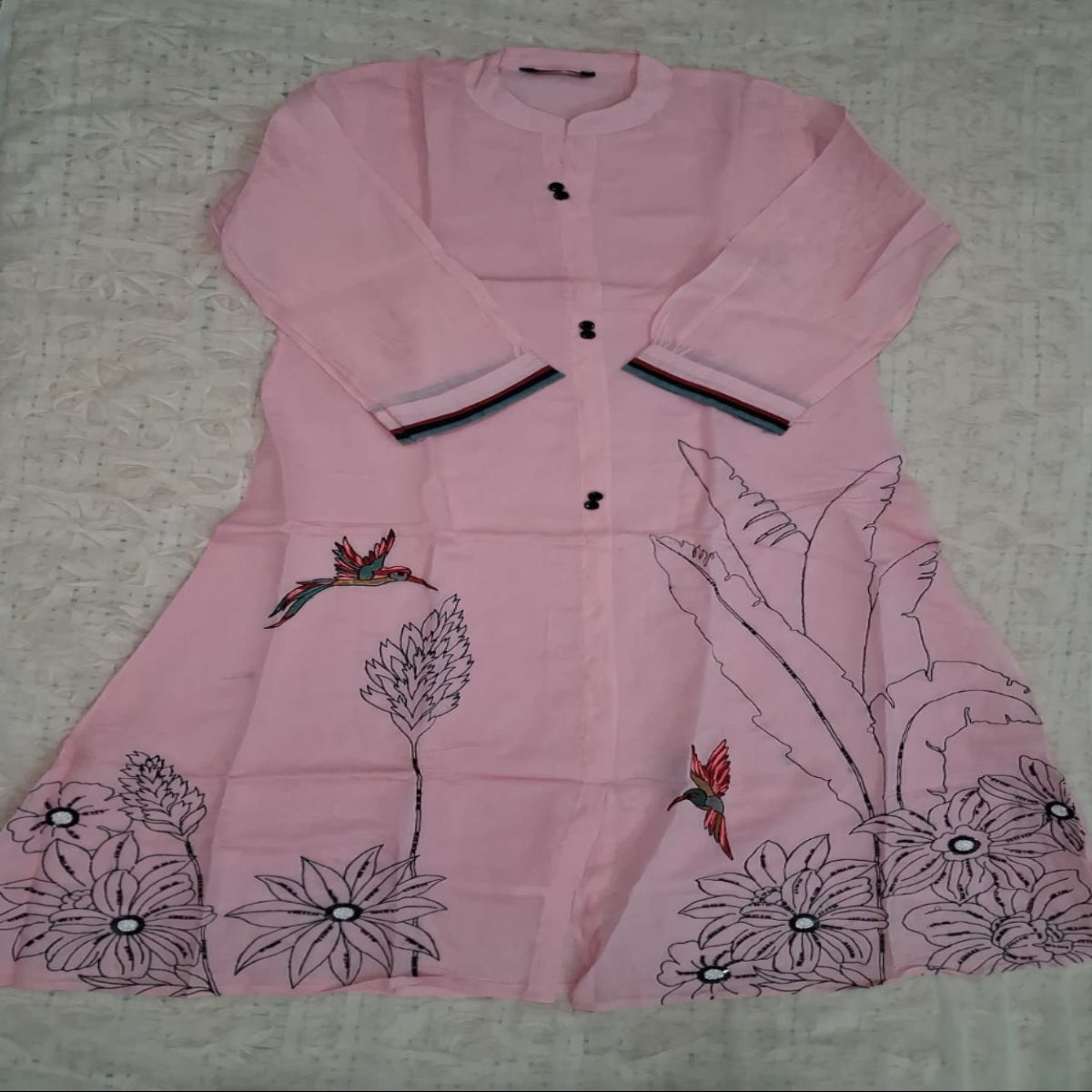 Pastel Pink cotton 3 piece set