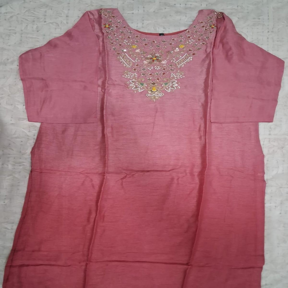 Pure Dual Shaded Rose Pink Dola 3 Piece Set