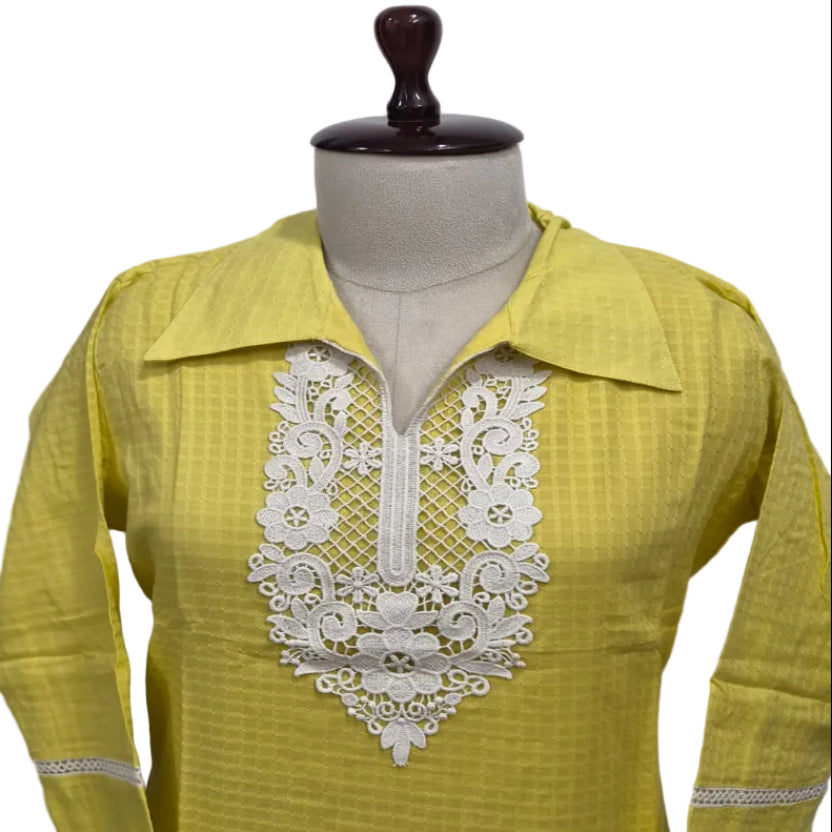 RL07CR04 2PC SHIRT-COLLAR YELLOW1
