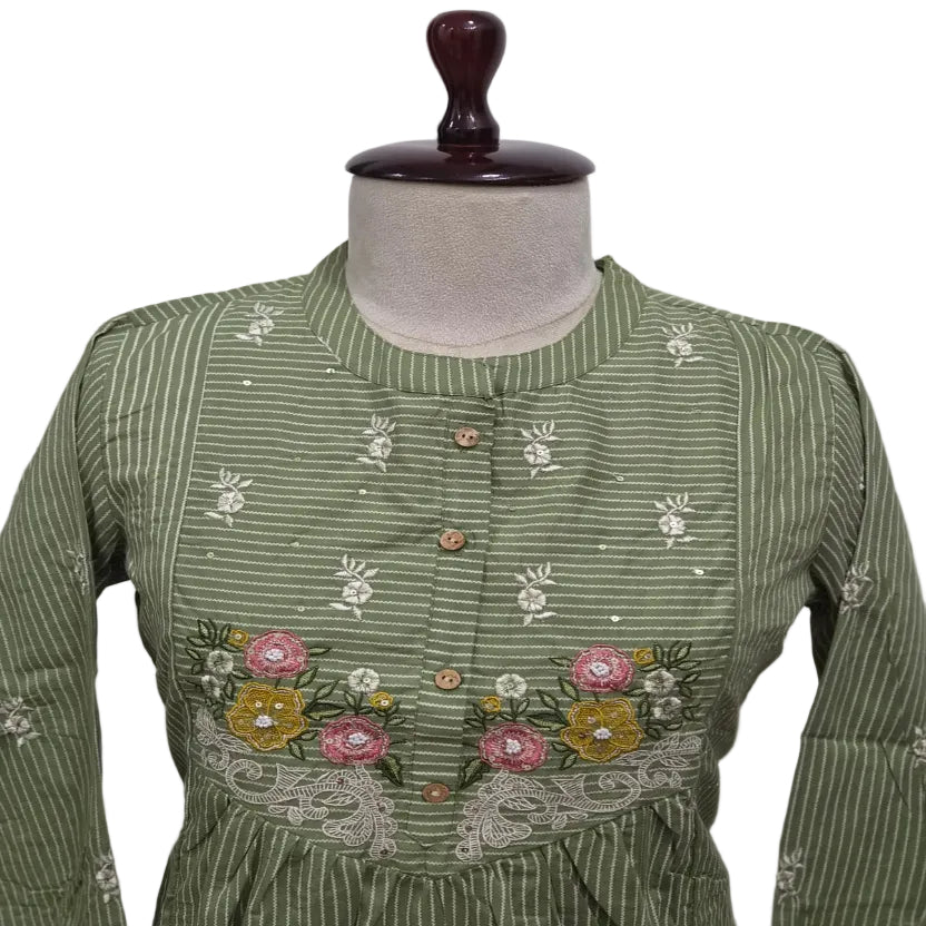 RL07CR05 3PC COLLAR-NECK SAGE GREEN
2