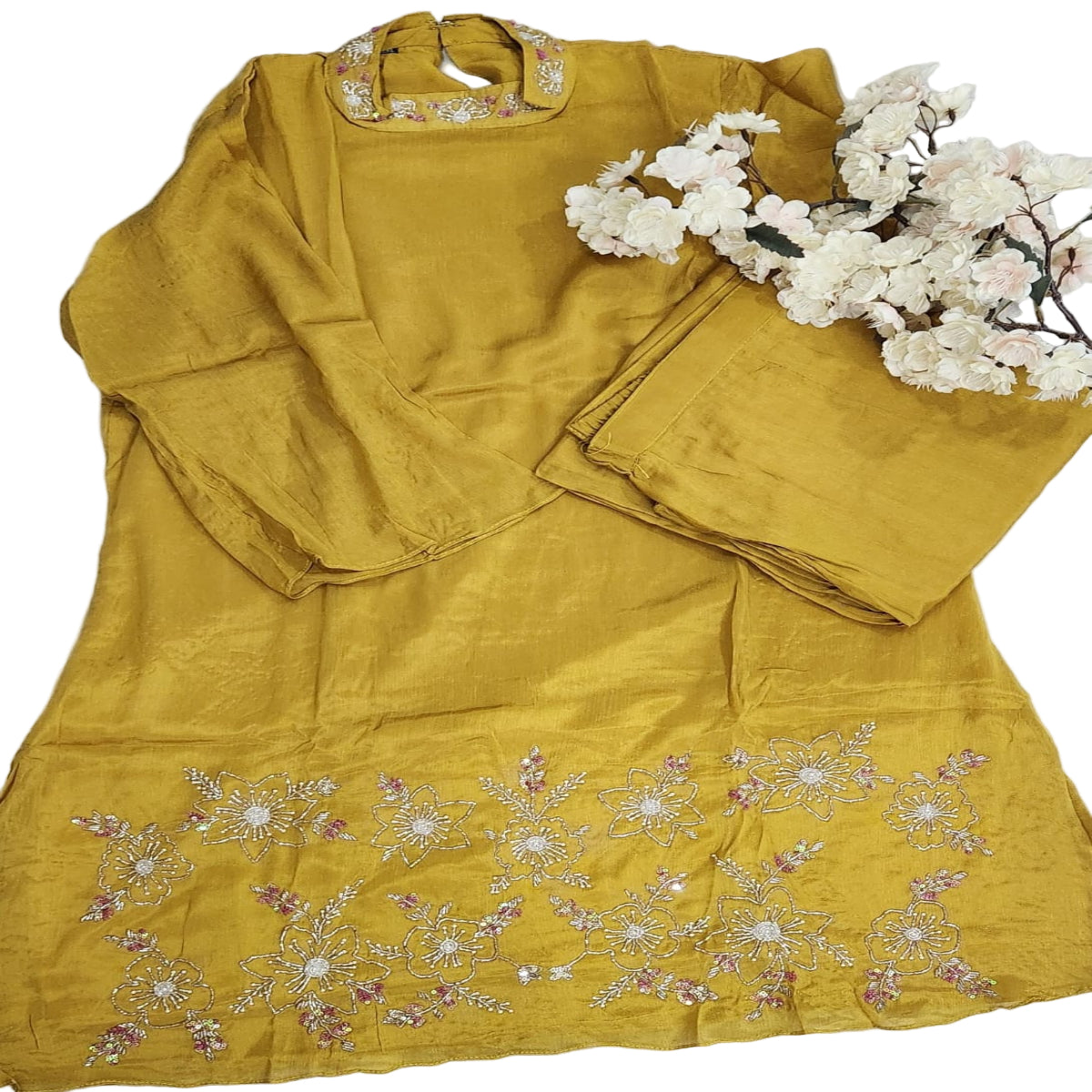 2 PC - Cord Set - Collar Neck