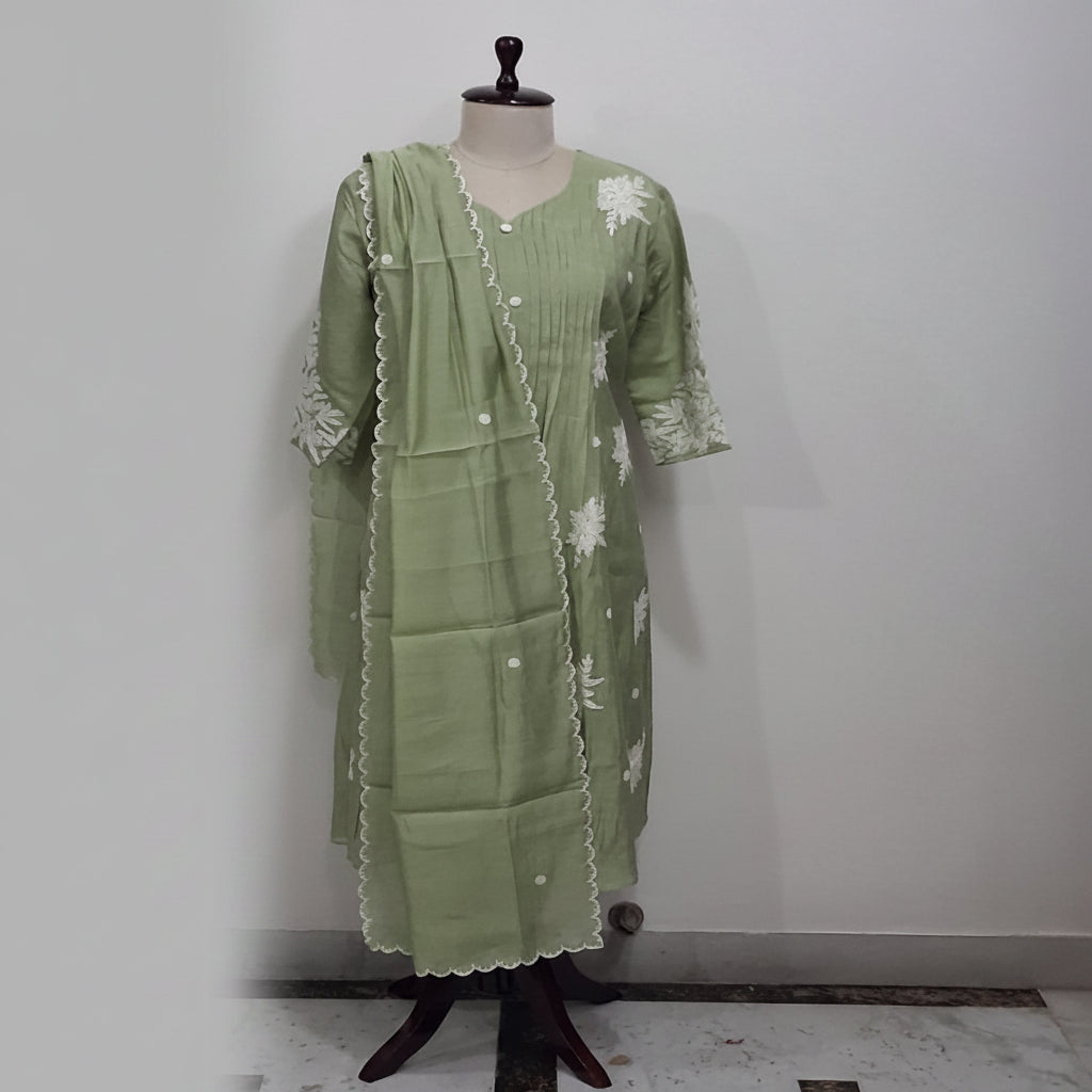 3PC-Curved Neck-Pastel Green1