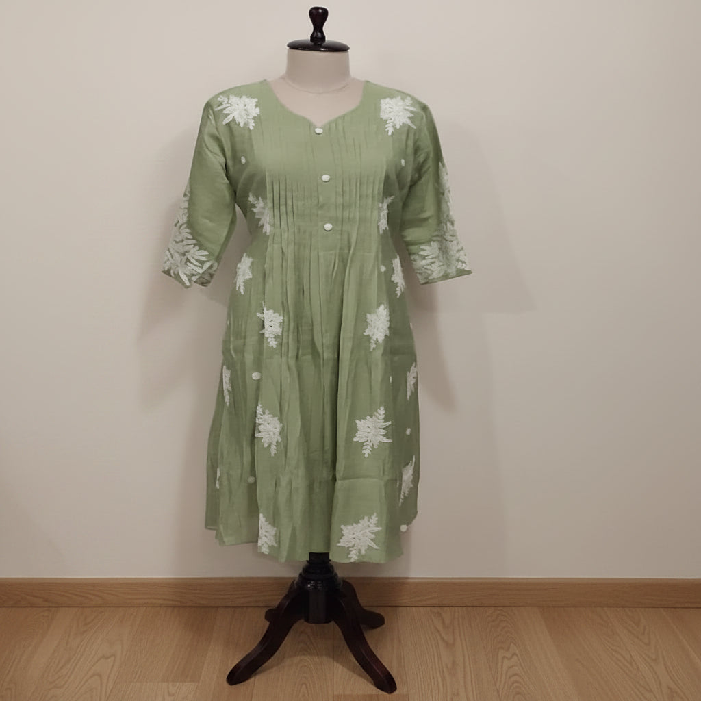 3PC-Curved Neck-Pastel Green3