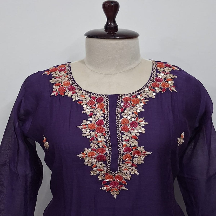 3PC-Round Neck-Purple2