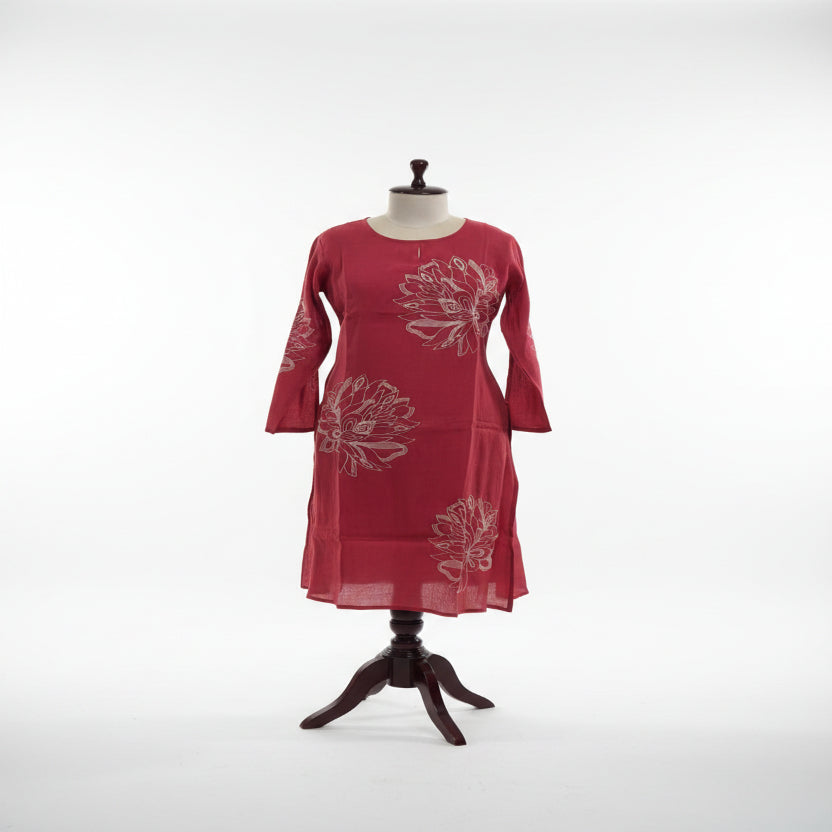 3PC-Round Neck-Red1