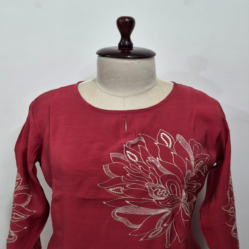 3PC-Round Neck-Red2