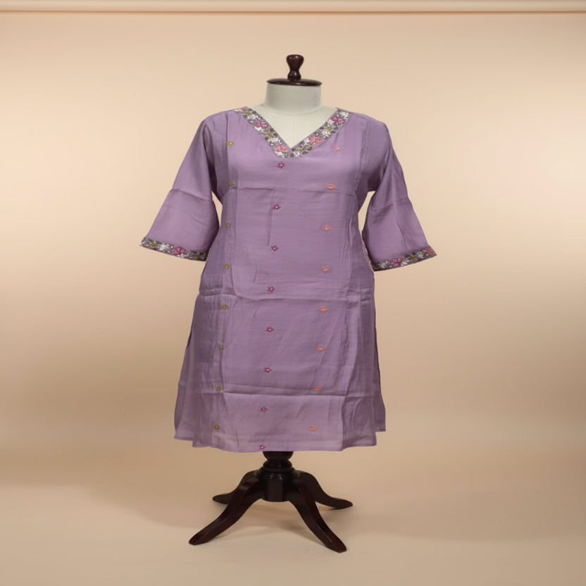 3PC-V Neck-Purple/Lavender1