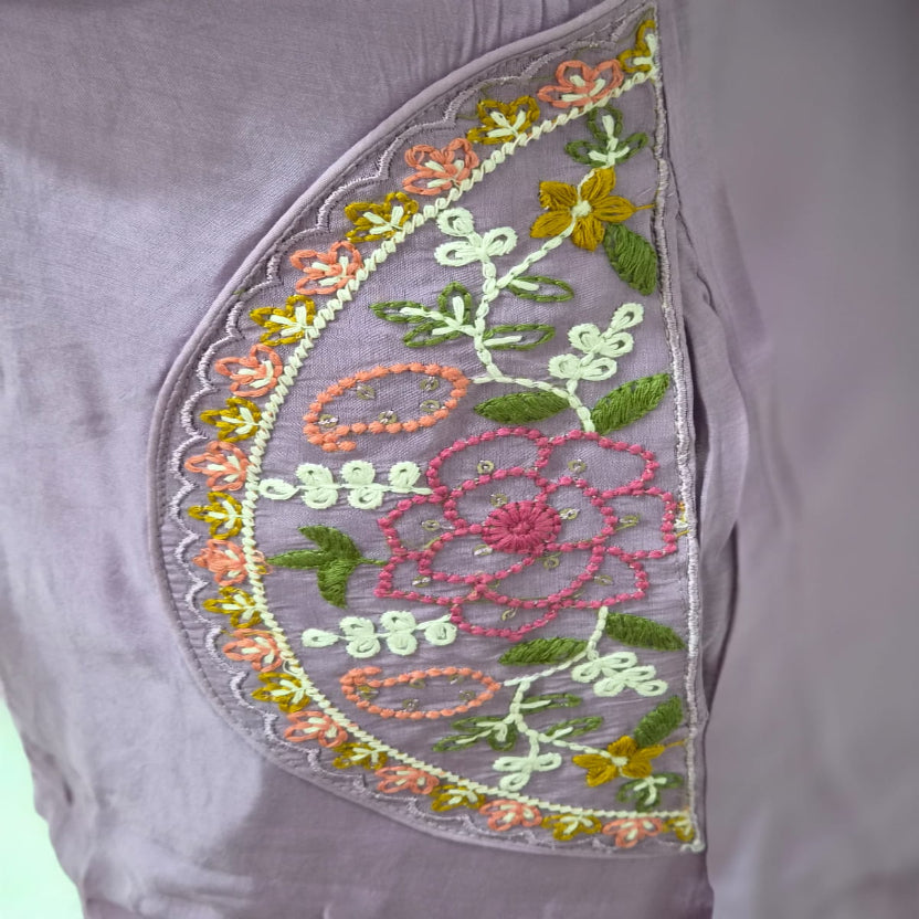 3PC-V Neck-Purple/Lavender3