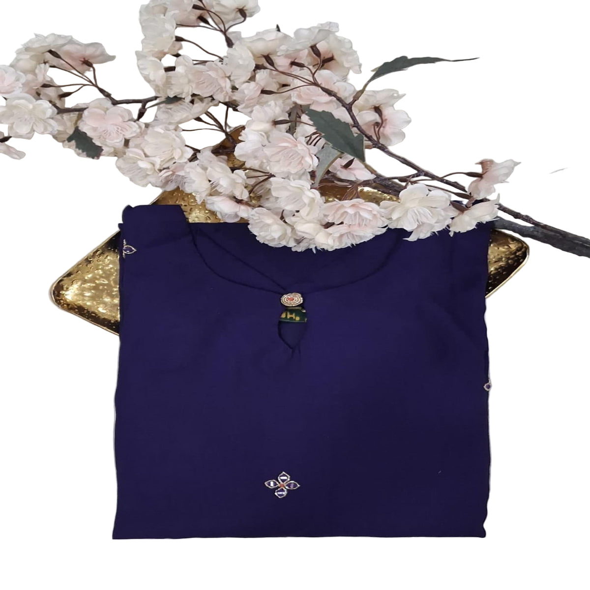 3PC - Round Neck - Purple