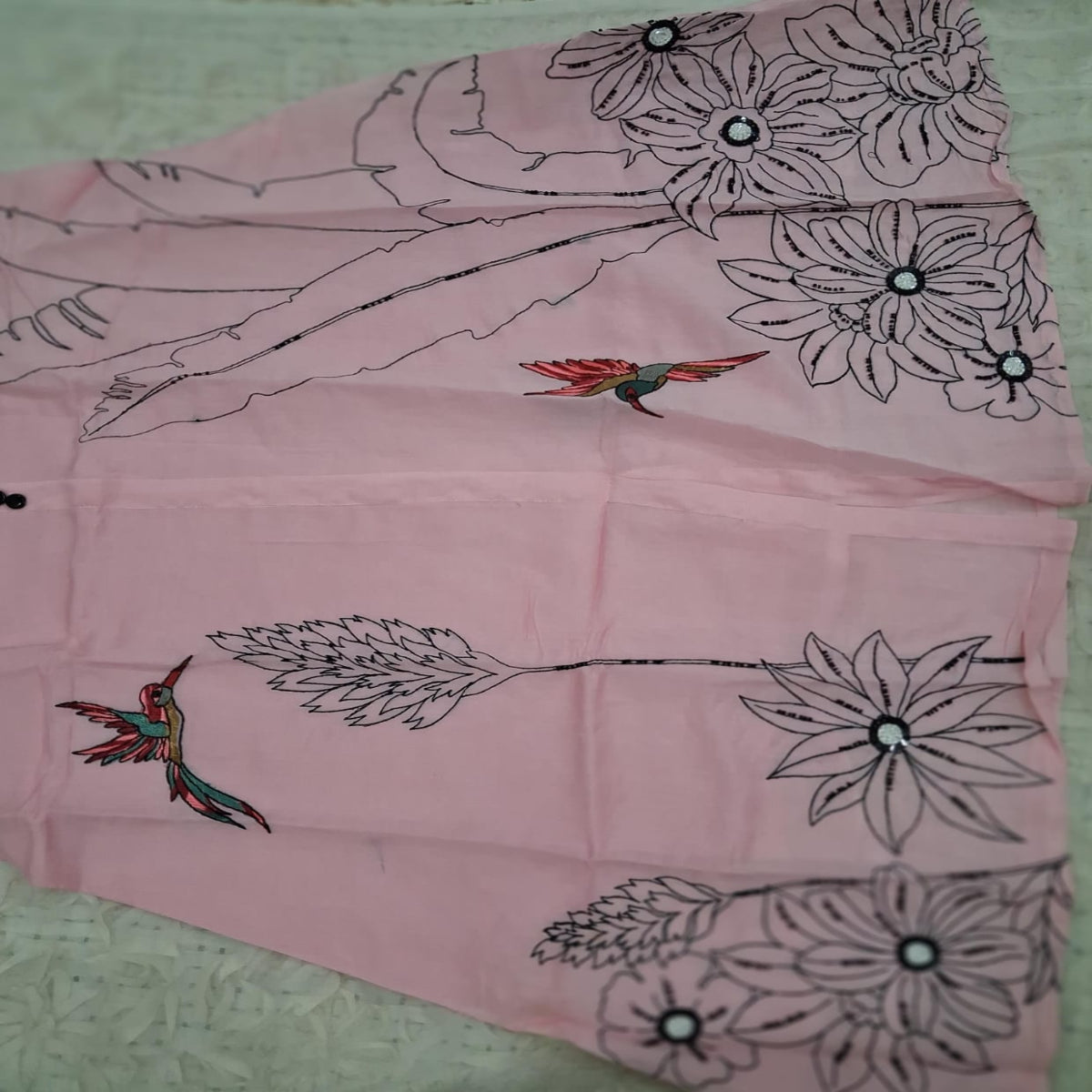 3 PC - Chinese(Mandarin) Collar - Pastel Pink