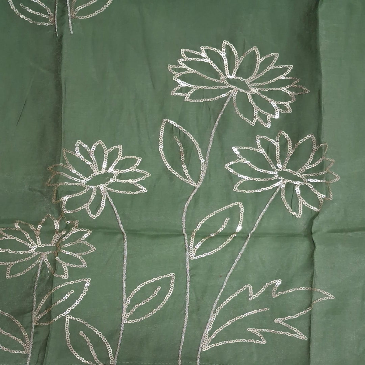 3 PC Curved Neck Sage Green