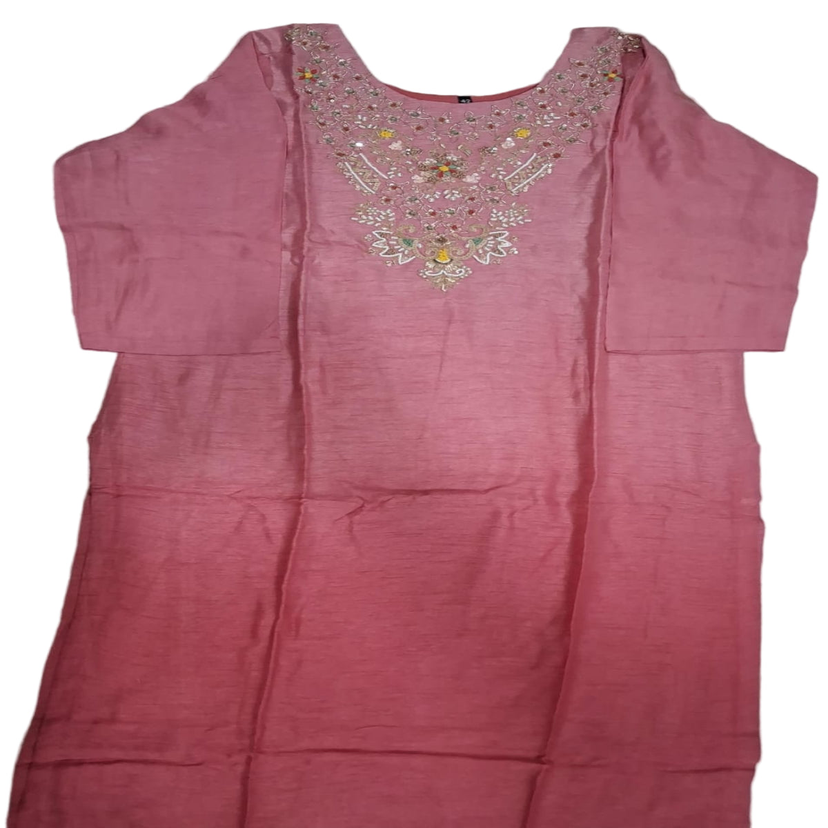 3 PC Round Neck Dual Shaded Pink