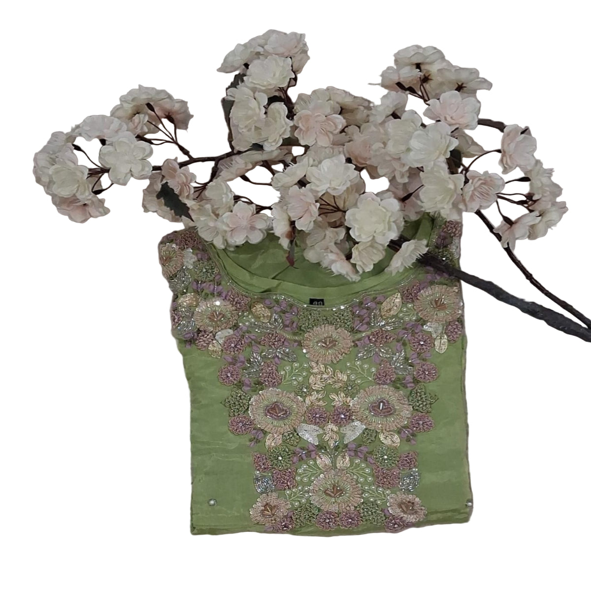 3 PC Round Neck Pastel Green