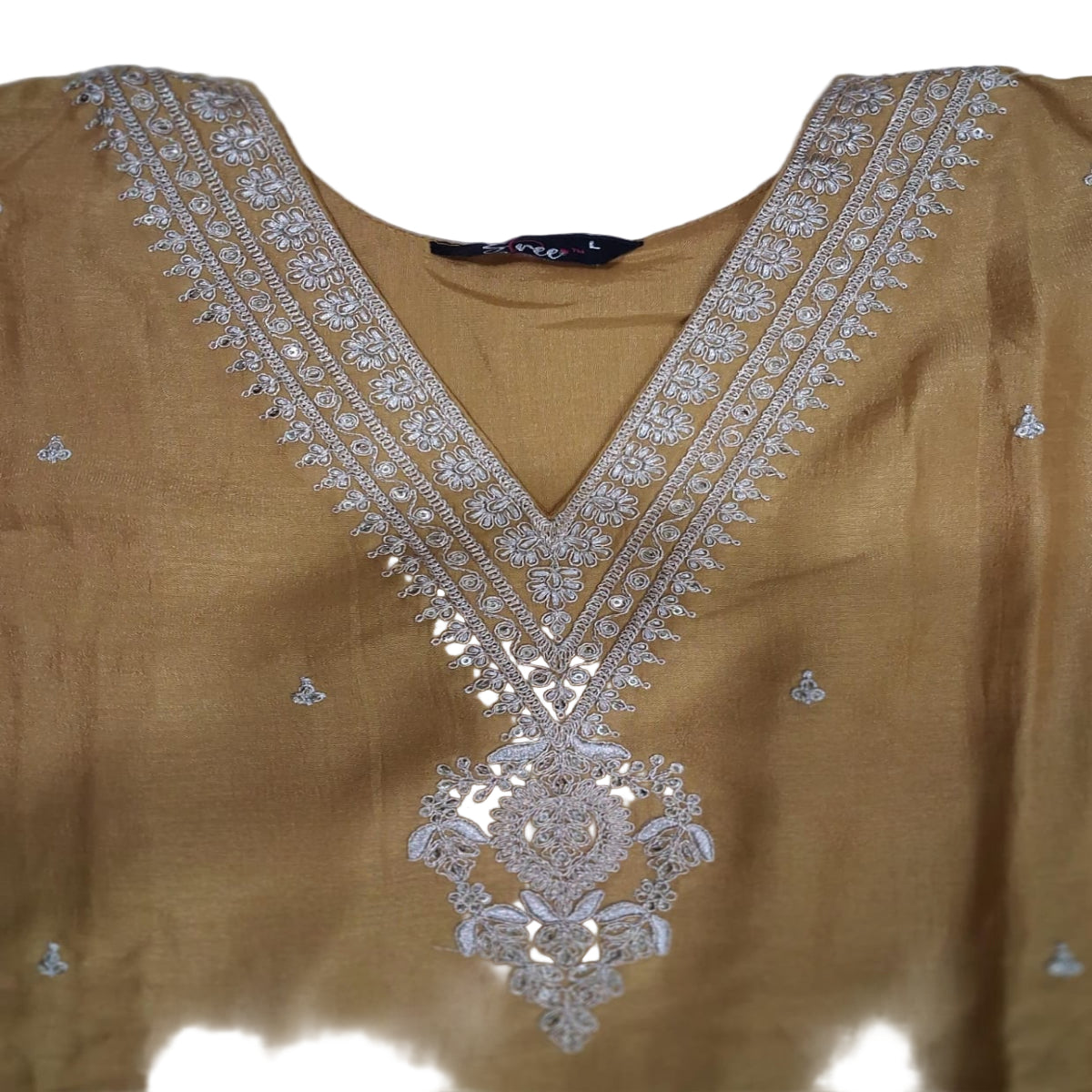 3 PC V-Neck Mustard Yellow