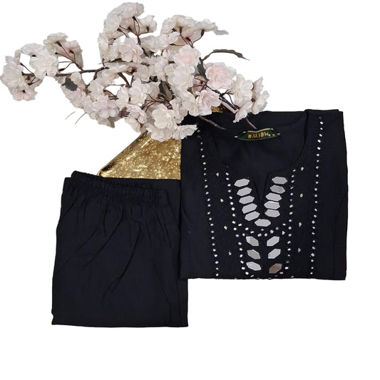 Black 2-Piece Cord Set