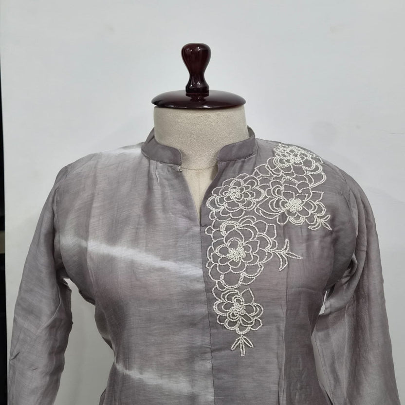 RL03BA04 2PC MANDRIN COLLAR GREY1