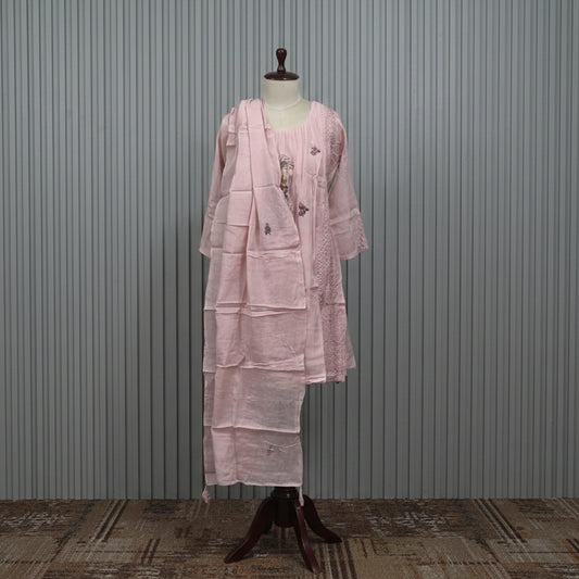 RL03BA05 3PC ROUND NECK PINK