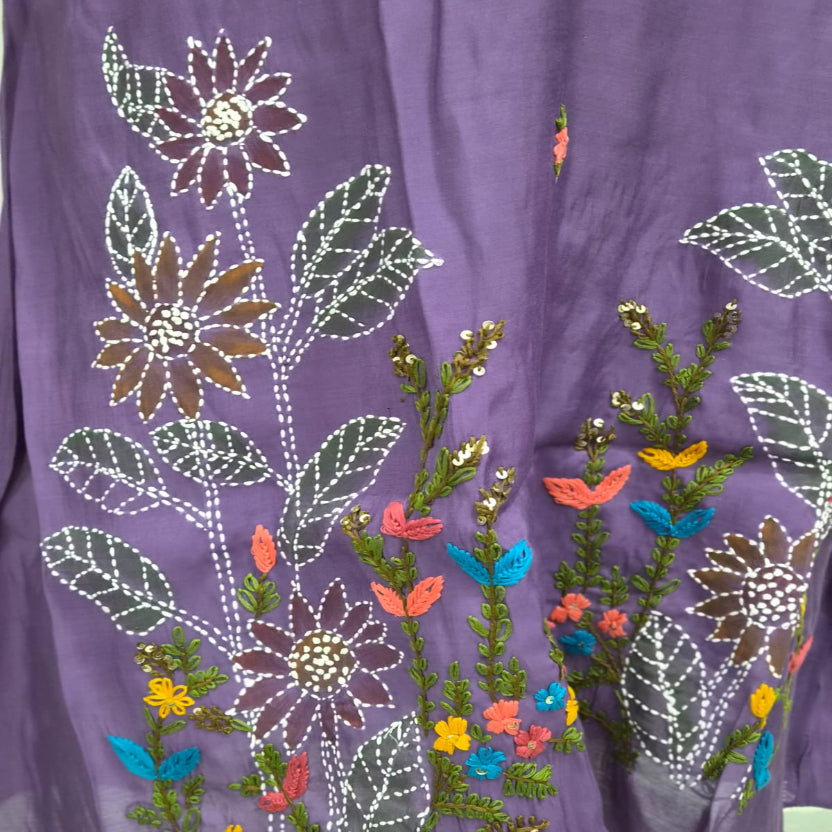 RL03ES06 3PC V NECK PURPLE3