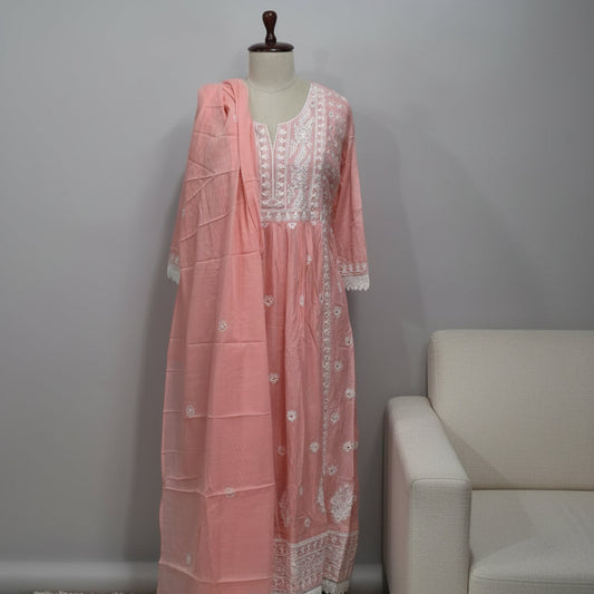 RL03WS04 3PC ROUND NECK PEACH