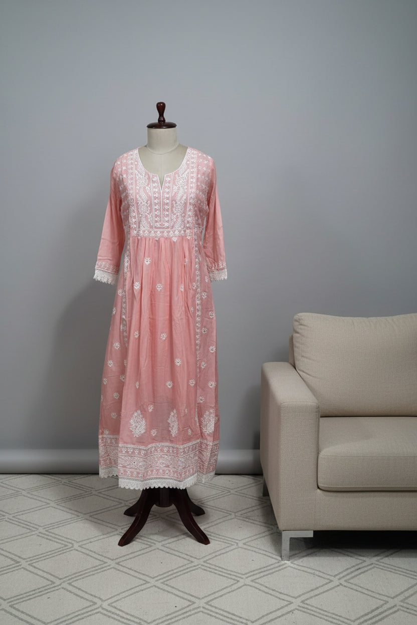 RL03WS04 3PC ROUND NECK PEACH1
