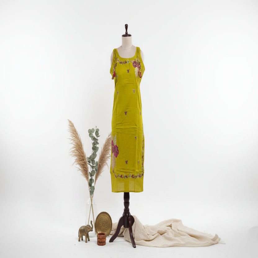 RL03WS10 3PC U-NECK Parrot Green