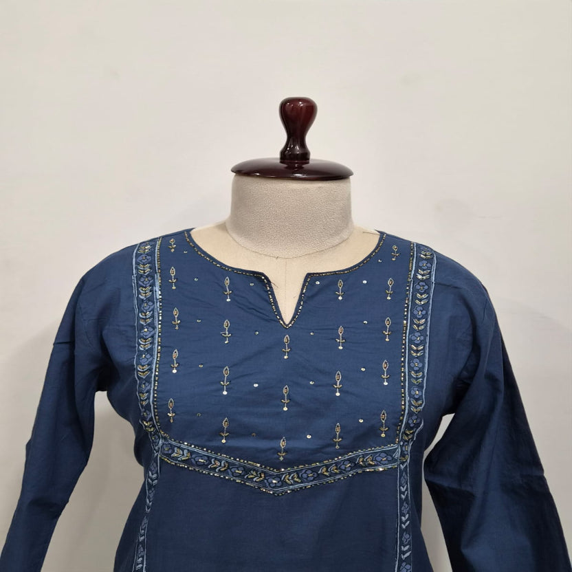 RL04CR02 3PC ROUND NECK BLUE3