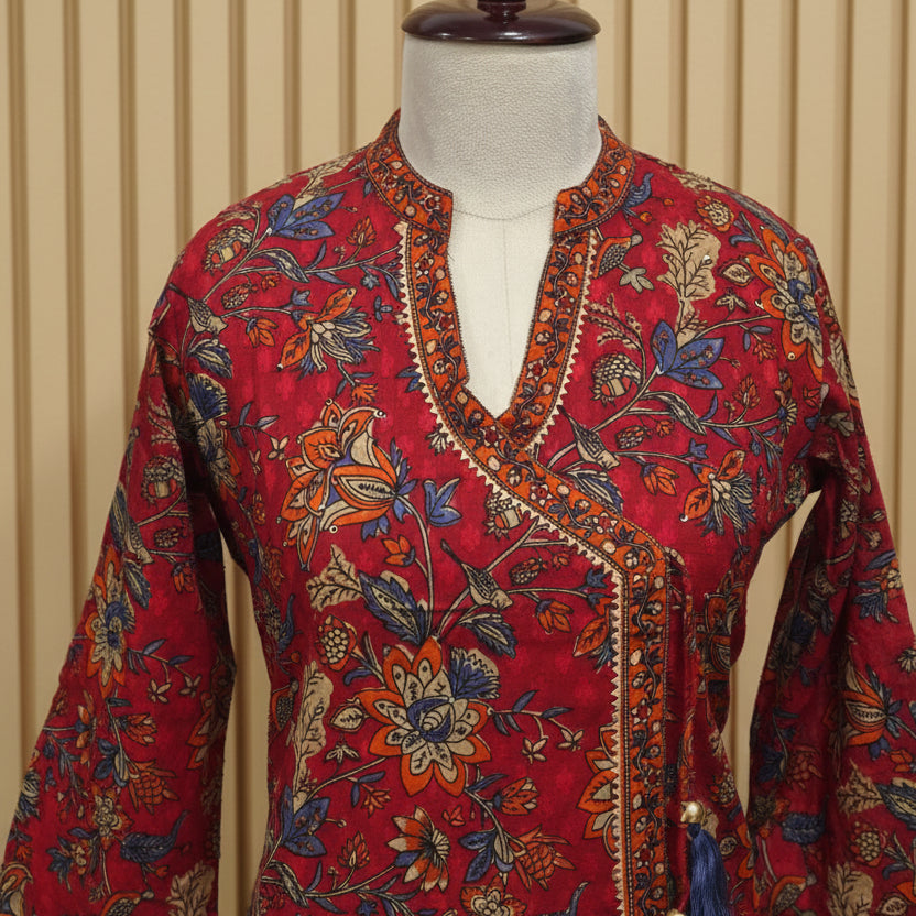 RL04CR10 3PC COLLAR-NECK RED3