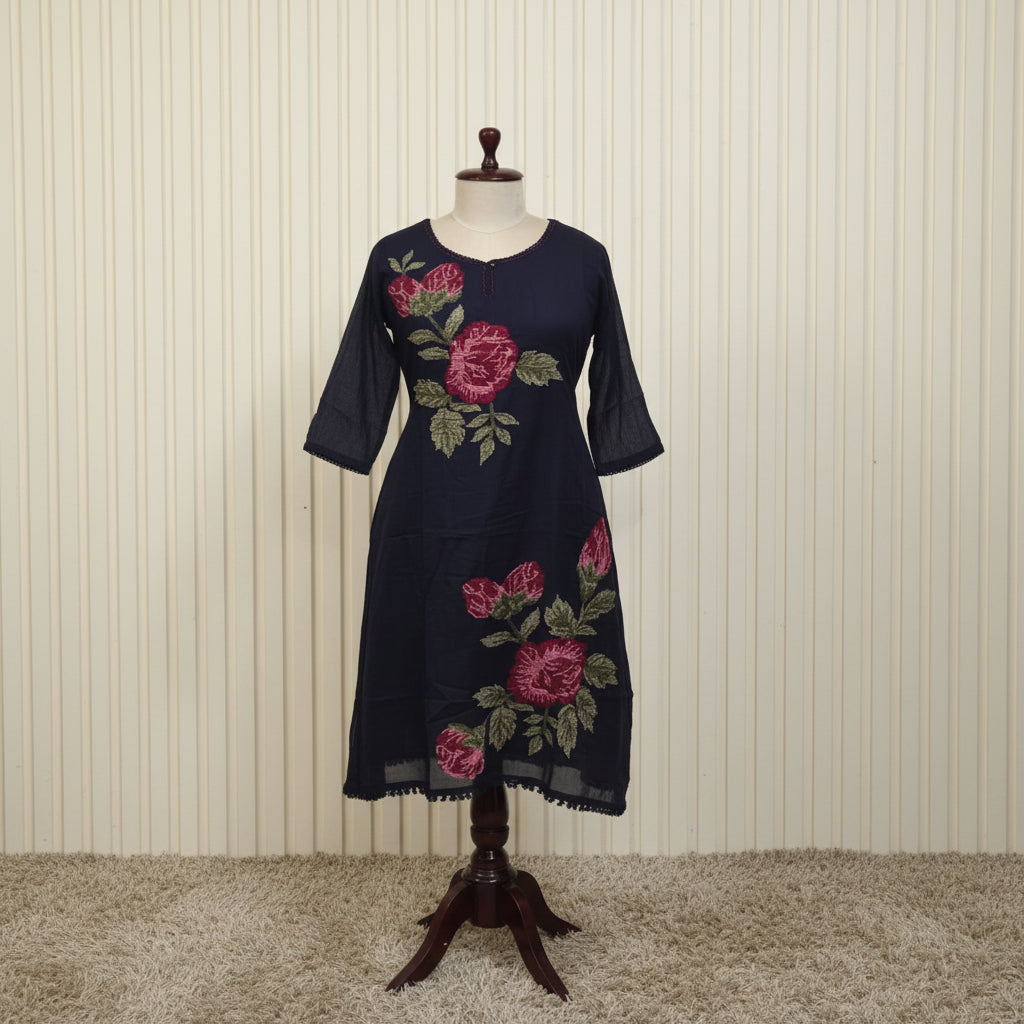 RL04CR11 3PC ROUND-NECK DARK BLUE1