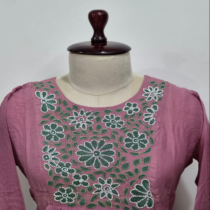 RL04TS03 3PC ROUND-NECK PINK2