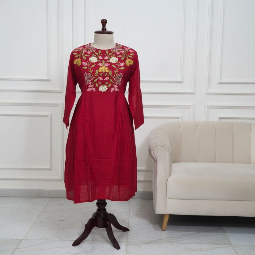 RL04TS04 3PC ROUND-NECK RED1