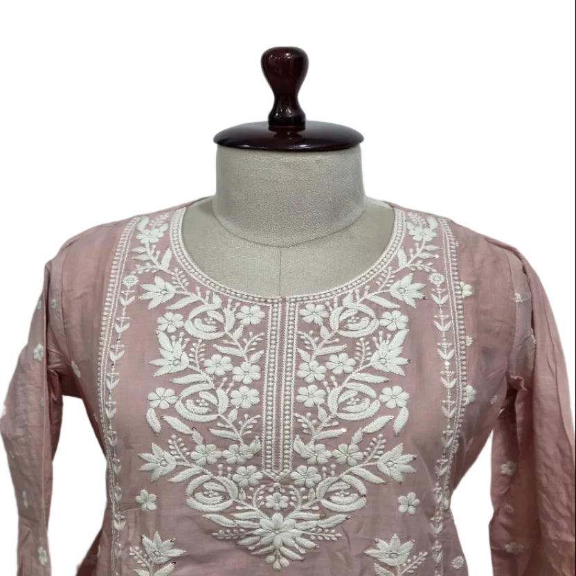 RL07CR15 3PC ROUND NECK PEACH2