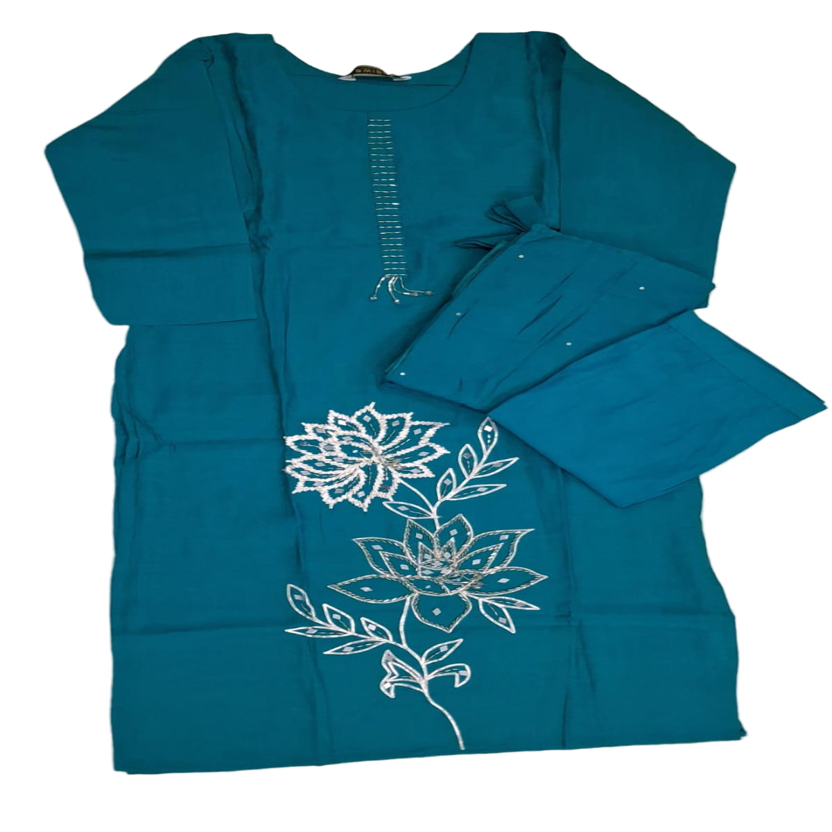 Rama Green Round Neck 3-Piece Set