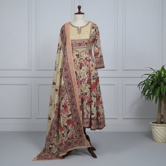 RL03TS-02 3PC - ROUND NECK BEIGE