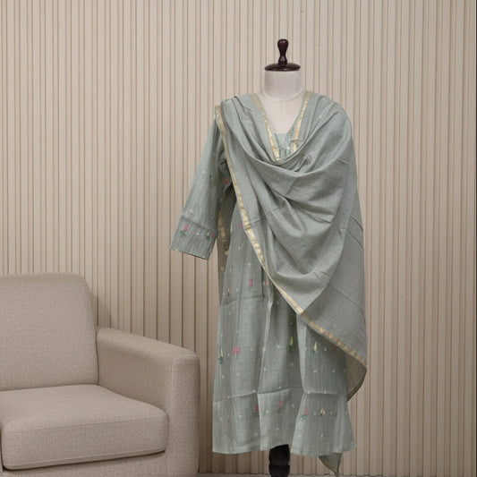 RL03CR -07 COLLAR NECK PISTA GREEN