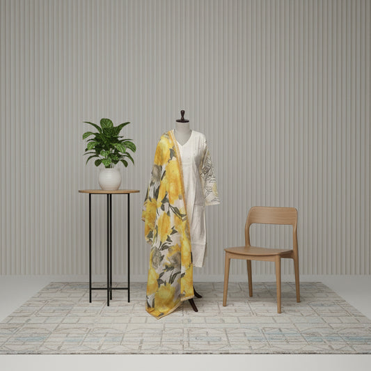 RL03BA-02 3PC V-NECK OFFWHITE