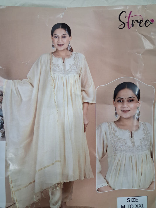 3PC - A-Line - Off White