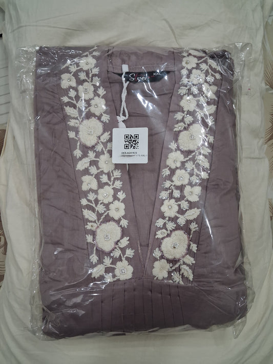 3PC - Collar Neck - Mauve